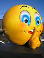Beeld, DESIGNBEELD : EMOJI : POPART : XL BEELD - 27 cm -