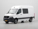 Zakelijke Lease |  Mercedes-Benz Sprinter 319CDI L2H2 DC, Automaat, Stof, Gebruikt, Wit