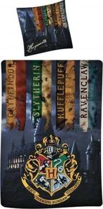 Harry Potter Dekbedovertrek Houses - microvezel - 140x200 +, Kinderen en Baby's, Kinderkamer | Beddengoed, Nieuw, Verzenden