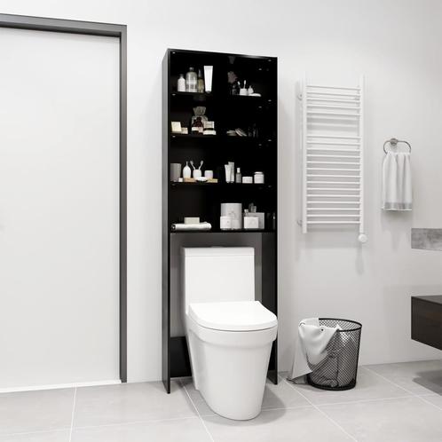 vidaXL Wasmachinekast 64x24x190 cm zwart, Witgoed en Apparatuur, Wasmachines, Nieuw, Verzenden