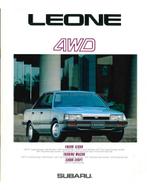 1986 SUBARU LEONE 4WD BROCHURE JAPANS, Boeken, Nieuw, Author