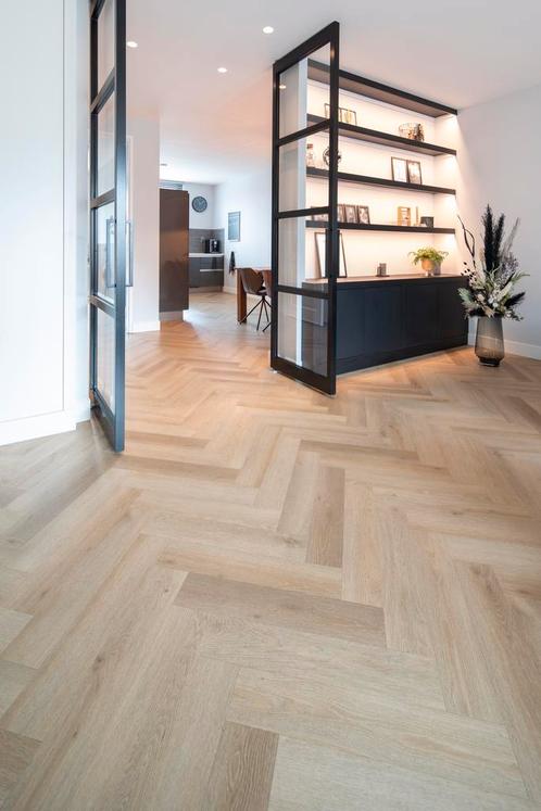 Plak pvc Visgraat licht eiken |  Belakos Rustico visgraat, Huis en Inrichting, Stoffering | Vloerbedekking, Ophalen