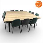Vergadertafel Vierkant - 160x160 - Onderstel naar keuze -..., Vergader- of Presentatieruimte, Ophalen of Verzenden, Gebruikt, Tafel