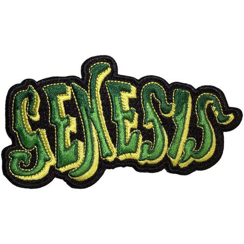 Genesis - Classic Logo Cut-Out Green Patch off. merchandise, Verzamelen, Muziek, Artiesten en Beroemdheden, Kleding, Nieuw, Ophalen of Verzenden