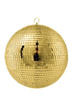 Discobal Goud Ø 30 cm Middelgroot Discobol Gouden Spiegeltje, Ophalen of Verzenden, Nieuw, Feestartikel, Carnaval