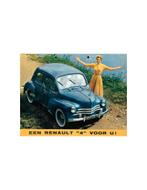 1955 RENAULT 4 BROCHURE NEDERLANDS, Nieuw, Author, Renault