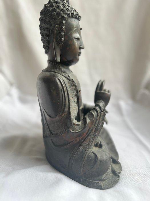 Boeddha - Brons - China - zestiende- en zeventiende eeuw, Antiek en Kunst, Antiek | Overige Antiek