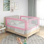 vidaXL Bedhekje peuter 160x25 cm stof roze, Kinderen en Baby's, Traphekjes, Verzenden, Nieuw