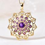 Zonder Minimumprijs - Hanger Zilver - Gemengde edelstenen -, Sieraden, Tassen en Uiterlijk, Antieke sieraden