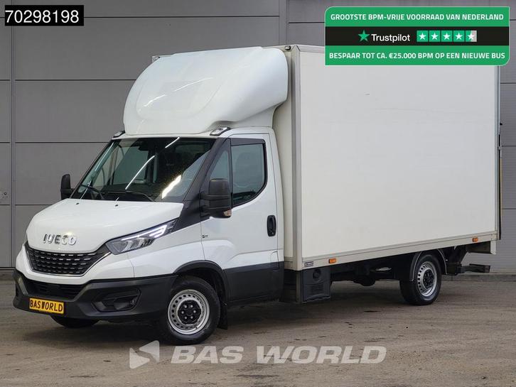 Iveco Daily 35S16 Laadklep Zijdeur Bakwagen 160PK ACC LED Na, Auto's, Bestelauto's, Lease, Automaat, Financial lease, Wit, Iveco