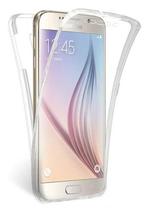 Galaxy S6 Edge 360° Full Cover Transparant TPU Hoesje, Telecommunicatie, Mobiele telefoons | Hoesjes en Frontjes | Samsung, Nieuw