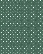 Poplin Katoen Petit Dots Donkergroen, Nieuw, Groen