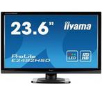 Iiyama ProLite E2482HSD| Full HD| DVI,VGA| 23,6'', Zo goed als nieuw, Verzenden