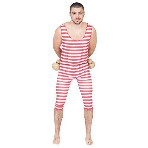 Sterke man circus kostuum, Hobby en Vrije tijd, Feestartikelen, Feestartikel, Nieuw, Verzenden