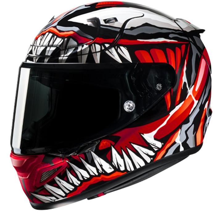HJC RPHA 12 Maximized Venom Marvel Rood Zwart Integraalhelm, Motoren, Kleding | Motorhelmen, XXL, Nieuw met kaartje, HJC, Integraalhelm