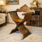 Stoel - Hout, Renaissance-stijl - Italiaans vakmanschap