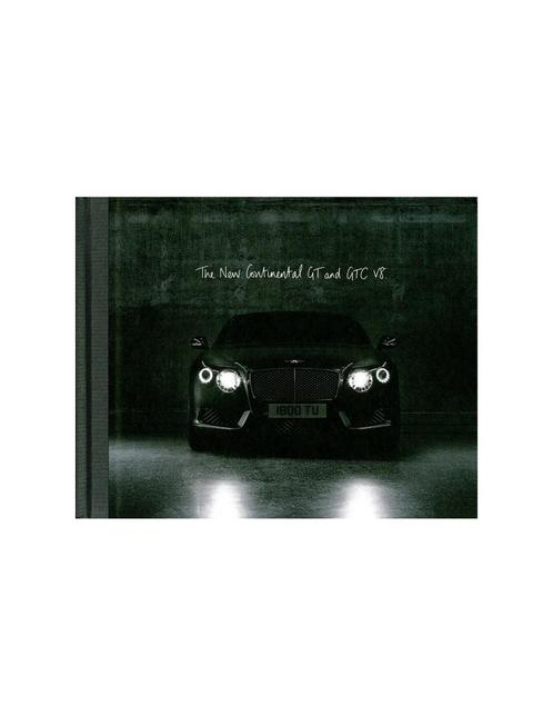 2012 BENTLEY CONTINENTAL GT & GTC V8 HARDCOVER BROCHURE, Boeken, Auto's | Folders en Tijdschriften