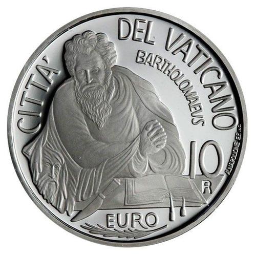 Vaticaan 10 Euro Bartolomeus 2024, Postzegels en Munten, Munten | Europa | Euromunten, Verzenden