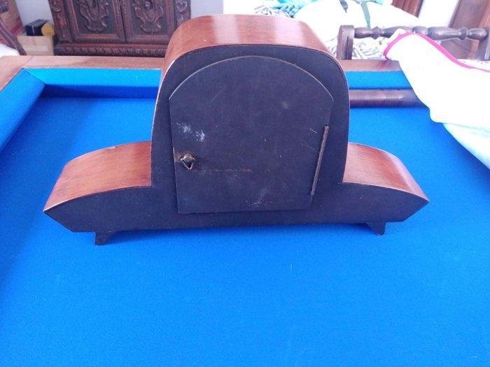 Tafel/bureauklokken - FHS Franz Hermle & Sohn - Hout,, Antiek en Kunst, Antiek | Klokken