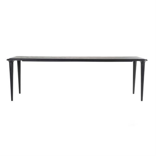 Eettafel Jiska 300x100 - zwart, Huis en Inrichting, Tafels | Eettafels, Nieuw, Ophalen of Verzenden
