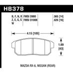 Hawk 03-07 RX8 HPS Street Rear Brake Pads (D1008) -, Ophalen of Verzenden, Nieuw