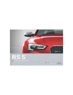 2014 AUDI RS5 HARDCOVER BROCHURE DUITS, Boeken, Auto's | Folders en Tijdschriften, Nieuw, Audi, Author
