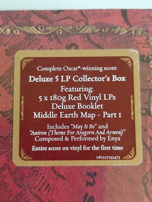 Howard Shore - The Lord Of The Rings - The Fellowship Of The, Cd's en Dvd's, Vinyl Singles