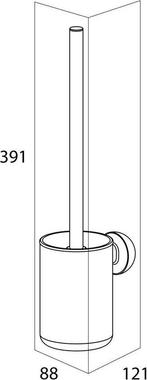iger Cooper - Toiletborstel met houder - WC borstel met, Huis en Inrichting, Badkamer | Badtextiel en Accessoires, Verzenden, Nieuw