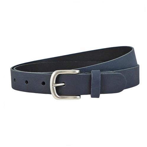 Landley Leren Dames Riem - Leer - 3 cm - Blauw - 95, Kleding | Dames, Riemen en Ceinturen, 100 cm of meer, Nieuw, 3 tot 5 cm, Verzenden