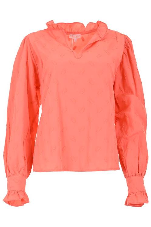 -50% Maicazz  Maicazz Iva blouse  maat S, Kleding | Dames, Blouses en Tunieken, Oranje, Nieuw, Verzenden