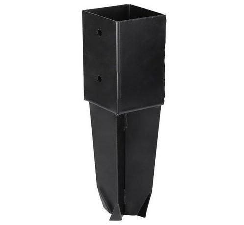 Starx paalhouder voor beton 90x90 mm zwart, Doe-het-zelf en Verbouw, Hang- en Sluitwerk, Nieuw, Ophalen of Verzenden