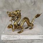 sculptuur, NO RESERVE PRICE - Golden Chinese Dragon