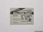 Nintendo NES - European Version - Balloon Fight - FRG - Manu, Verzenden, Gebruikt