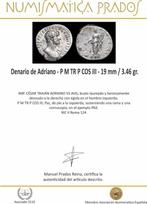 Romeinse Rijk. Hadrianus (117-138 n.Chr.). Denarius Roma -
