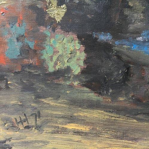 Harm Kamerlingh Onnes (1893-1985) - Havenmonding bij avond, Antiek en Kunst, Kunst | Schilderijen | Modern