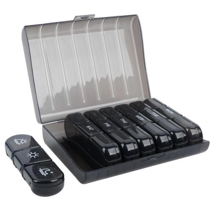 Ruhhy Medicatie Organizer - 7 Dagen, Compacte Weekplanner..., Huis en Inrichting, Woonaccessoires | Kapstokken, Nieuw, Ophalen of Verzenden