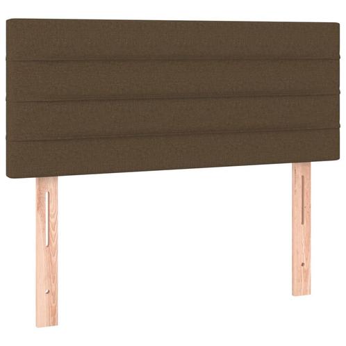 Hoofdbord 90cm - Donkerbruin Stof - OP=OP! Luxe voor weinig, Huis en Inrichting, Slaapkamer | Bedden, 90 cm, Verstelbaar, Bruin