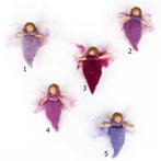 Vilten Hanger Engeltje in Paarse/Lila/Fuchsia Tinten - 11cm, Ophalen of Verzenden, Nieuw