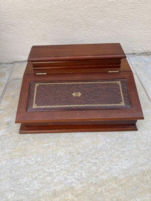 Bureauset - Hout, Karton, Leder, Textiel, Antiek en Kunst, Curiosa en Brocante