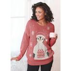 Lascana Sweater Kersttrui met ingebreid motief, loungewear, Kleding | Dames, Verzenden