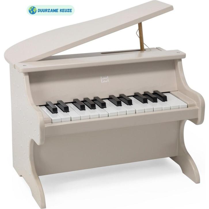 Houten piano in nougat kleur – duurzaam muziek speelgoed.., Kinderen en Baby's, Speelgoed | Houten speelgoed, Nieuw, Ophalen of Verzenden