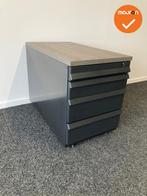 Ladeblok - 57x42x76cm - Zwart - 4 lades - kunststof front -, Werkplek, Ophalen of Verzenden, Gebruikt, Kast