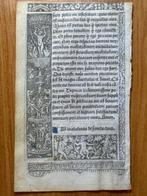 Paris, Antoine Verard, 1510 - Printed Book of Hours on, Antiek en Kunst, Antiek | Boeken en Bijbels