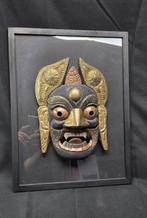 For your curiosity cabinet - Original Tibet Mahakala wood, Antiek en Kunst