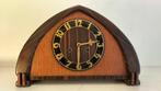 Amsterdamse School pendule klok - Art Deco eiken-
