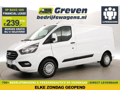 Ford Transit Custom 300 2.0 TDCI L2H1 Airco Cruise Carplay, Auto's, Bestelauto's, Te koop, Handgeschakeld, Financial lease, Diesel