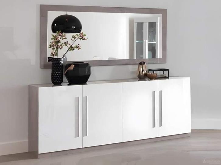 Dressoir Groot Giethoorn Marmer Wit - dressoirs, Huis en Inrichting, Kasten | Dressoirs, Nieuw, Overige materialen