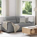 vidaXL 2-zitsbank 140 cm stof lichtgrijs, Huis en Inrichting, Banken | Bankstellen, Verzenden, Nieuw, Tweepersoons, Stof