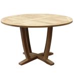 Legand dining tuintafel 140 cm rond teak, Tuin en Terras, Ophalen of Verzenden, Nieuw, Teakhout