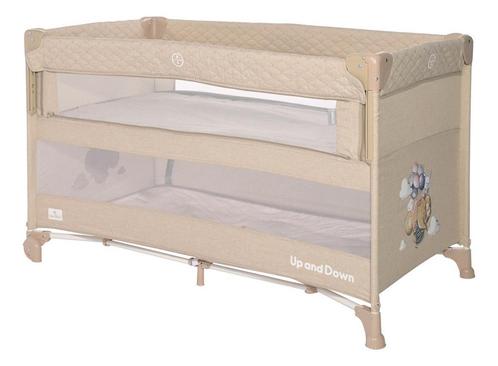 Lorelli Up and Down Fog Beige Flying Friends Campingbedje, Kinderen en Baby's, Babywiegjes en Ledikanten, Nieuw, Verzenden